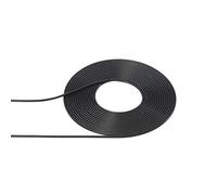 Câble (diamètre extérieur 1.0mm / noir) Longueur: 2 mètres. Ce câble comporte un noyau de fil dans un boîtier en vinyle. Il est