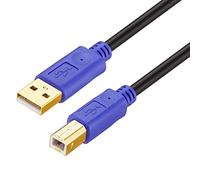 Câble d'imprimante 1 m USB 2.0 type A vers B, USB A mâle vers B pour HP, Canon, Lexmark, Dell, Xerox, Samsung, etc.