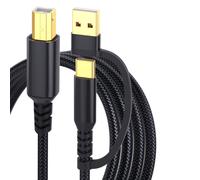 Câble d'imprimante haute vitesse, câble USB Type C mâle vers USB B mâle pour un transfert de données efficace entre imprimantes, scanners et PC