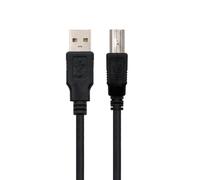 Câble d'imprimante USB 2.0 noir, 3,0 mètres, Type A mâle vers Type B mâle, 2xAWG 30 cuivre