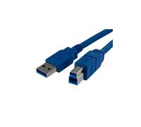 Câble d'Imprimante USB 3.0 superspeed A-B - Brother Printer Cable - pour tous Brother Imprimantes 1.8M Bleu de Vshop