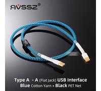 Câble D'imprimante Usb A Vers B Canare,Haute Vitesse,Hifi,Radiateur,Décodeur,Sauna,Amplificateur De Téléphone,Directions Numériques Pour Hp,Il,Epson,Samsung - Type Usb A-A Blue Color-10 Meters