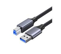 Câble D'Imprimante USB de Type B Mâle Vers A Mâle USB 3.0 pour Imprimante/Scanner, Boîtier de Disque Dur, Lecteur Blu-Ray, Imprimante, 1 M