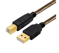 Câble d'imprimante USB haute vitesse 10 m USB 2.0 type A mâle vers type B mâle pour imprimante HP, Canon, Lexmark, Dell, Xerox, Samsung, etc