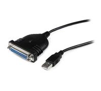 Câble D'Imprimante USB Vers DB25 Parallel De 6 Pieds StarTech.com ICUSB1284D25