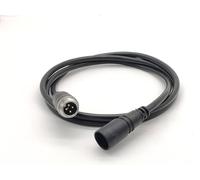 Câble d'injection circulaire Mini DIN 4 broches femelle vers GX12 mâle 4 broches 0,3 m - Noir