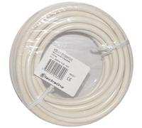 Câble d'installation H05VV-F - 2x1.5mm² - L : 5 m - bobinot - blanc