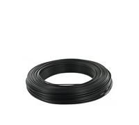 Electraline 60101015D Couronne de Câble H07 V-U 1X1, 5 10M, Noir