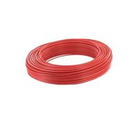 Electraline Couronne de câble 60101025A H07 V-U 1X2,5 10 m Rouge