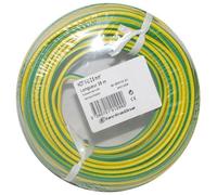 Câble d'installation rigide - H07V-U - 1x2.5mm² - L : 25 m - bobinot - jaun
