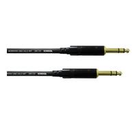 Câble d'instrument 2 x jack 6,3 mm REAN stéréo Cordial 3 m Câble jack noir 2 x