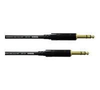 Câble d'instrument 2 x jack 6,3 mm REAN stéréo Cordial 3 m Câble jack noir 2 x