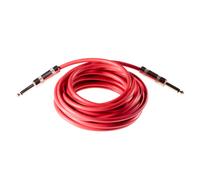 Câble d'instrument de 6m câble de guitare jack 6,3mm fiche mono jack rouge