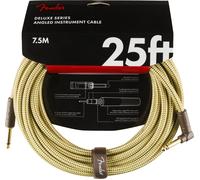 Câble D'Instrument FENDER Deluxe Series, Droit/Angulaire, Tweed (7,5 M)