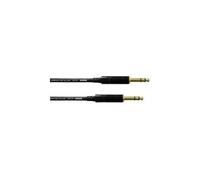 Câble d'instrument stéréo REAN 2 x jack 6,3 mm noir