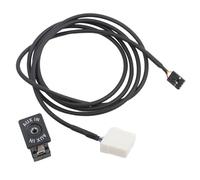 Câble d'interface audio auxiliaire avec adaptateur d'entrée stéréo et faisceau de fils de 150 cm pour systèmes stéréo de voiture Mazda