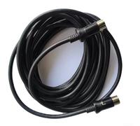 Câble d'interface audio DIN 13 broches 5 m mâle vers mâle pour Clarion et pour autoradio Kenwood Noir