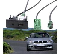 Câble d'interface audio USB avec faisceau de fils pour systèmes Slk/SL (2008) Comand NTG2.5 - Adaptateur auxiliaire 150 cm Lvds 4 broches USB 3,5 mm 6 broches