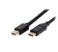 Câble d'interface LMP 17089 et adaptateur USB C Mini DisplayPort Noir