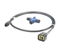 Câble d'interface moteur NMEA 2000 N2k 6 broches M12 5 broches vers moteur 6 broches 06653-ZZ3-760HE pour réseaux Lowrance Simrad B&G Navico et Garmin (1 m) (câble + connecteur T)