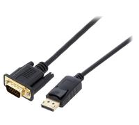 Cable DisplayPort 1.1male D-Sub HD male 1.8m noir