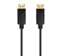 Câble DisplayPort 1.2 CCS 4K Aisens A124-0741/ DisplayPort Male - DisplayPort Male/ Jusqu'à 5W/ 2300Mbps/ 3m/ Noir