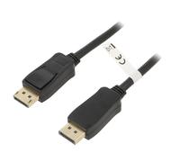 Cable DisplayPort 1.2 male des deux cotes 1m - noir