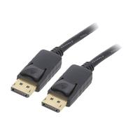Cable DisplayPort 1.2 male des deux cotes 1m noir