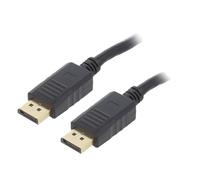 Cable DisplayPort 1.2 male des deux cotes 3m noir