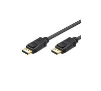 : Câble DisplayPort 1.4 avec clips de verrouillage - 1 m