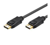 Câble DisplayPort 1.4 avec clips de verrouillage - 1 m Goobay