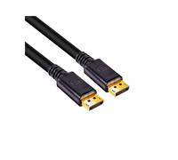 Câble DisplayPort 1.4 CLUB3D HBR3 8K M/M 4m, 7680x4320, 32.4Gbit/s, Contacts Or, AWG24, Verrouillable, Certifié Vesa, RoHS, Noir (CAC-1069B)