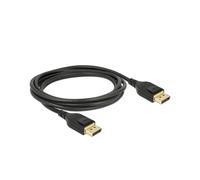 Câble DisplayPort 1.4 DeLOCK 85661, 3m, Noir, 8K UHD (7680x4320 à 60Hz), 32.4 Gbps, triple blindage, connecteurs plaqués or, AWG 28