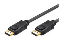 Goobay 49962 Câble DisplayPort 1.4 8K Ultra HD 3DS HDCP 2.2 pour moniteurs, Ordinateurs Portables, projecteurs et Bien Plus Encore 1 m