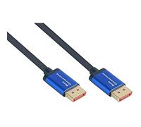 Câble DisplayPort 1.4 - GOOD CONNECTIONS - SmartFlex - 8K UHD-2 - 4K UHD - 2 m Aluminium Bleu foncé