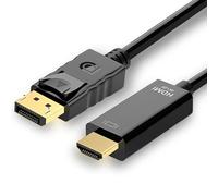 Câble DisplayPort 4K vers HDMI de 1,8 m, non HDMI vers Displayport, câble d'affichage vers HDMI de 1,8 m pour ordinateur portable Dell, Lenovo, HP, ordinateur de bureau, moniteur, TV, GPU, NVIDIA AMD,