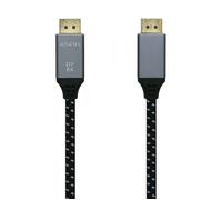 Câble DisplayPort 8K - AISENS - 2,0 m - Noir - DisplayPort V1.4 - 8K@60Hz - Connecteur mâle