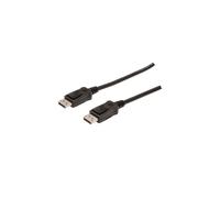 Câble DisplayPort ASSMANN Electronic 1m Noir - Connecteur Mâle/Mâle, Contacts Nickel, Réf AK-340100-010-S