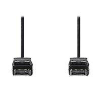 - Câble DisplayPort - DisplayPort (M) pour DisplayPort (M) - DisplayPort 1.2 - 2 m - rond, support 4K - noir