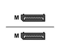 - Câble DisplayPort - DisplayPort (M) pour DisplayPort (M) - DisplayPort 1.2 - 50 cm - support 4K