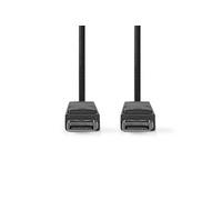 - Câble DisplayPort - DisplayPort (M) verrouillé pour DisplayPort (M) verrouillé - DisplayPort 1.4 - 2 m - rond, support 8K - noir