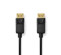 - Câble DisplayPort - DisplayPort (M) pour DisplayPort (M) - DisplayPort 1.4 - 1 m - rond, support pour 8K60Hz - noir