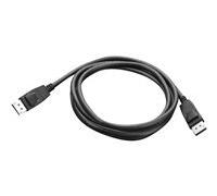Câble DisplayPort, DisplayPort mâle vers DisplayPort mâle, longueur 1.8 m, pour Lenovo LS2421, ThinkCentre Edge 71, ThinkStation E31, ThinkVision LT1952, LT2252, LT2452