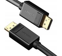Cable Displayport Do Displayport Ugreen Dp102, 4K, 3D, 1M (Czarny)