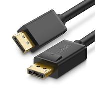 Câble DisplayPort HDR 3D 4K 1 m, noir.