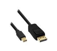 Câble DisplayPort - InLine - Mini DisplayPort (M) vers DisplayPort (M) - 1 m - Noir