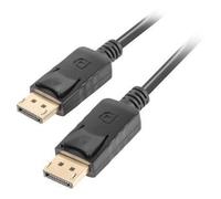 Câble Displayport Lanberg Mâle/mâle 0,5 M 4k V1.2 Noir