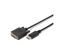 Câble DisplayPort Mâle - DVI (24 + 1) Mâle, 1.0m Connectland