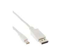 InLine Câble DisplayPort - Mini DisplayPort (M) vers DisplayPort (M) - 1,5 m - blanc