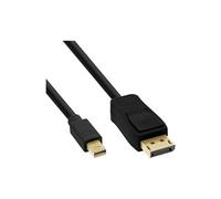 InLine Câble Mini DisplayPort (M) vers DisplayPort (M) 1,5 m Noir